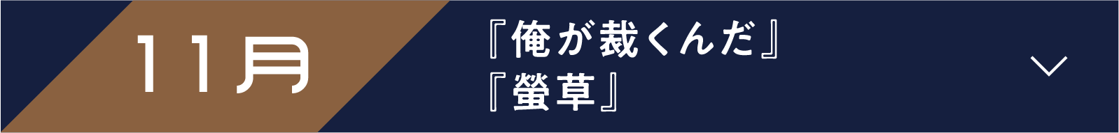 11月 『俺が裁くんだ』『螢草』 | 「小西康陽の名画座の最前列で。」特設サイト|衛星劇場