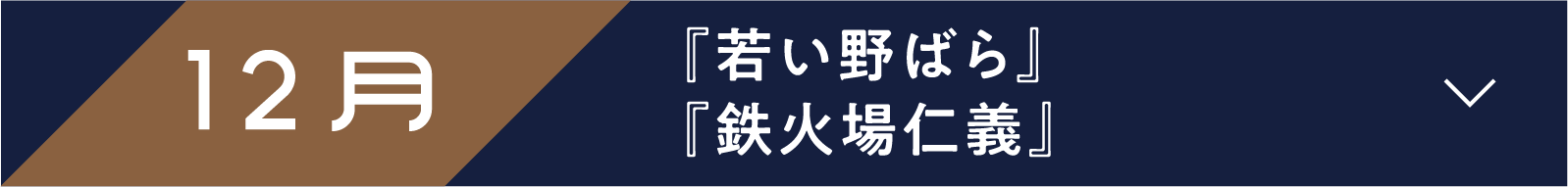 12月 『若い野ばら』『鉄火場仁義』 | 「小西康陽の名画座の最前列で。」特設サイト|衛星劇場